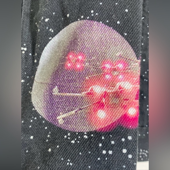 LEVI’S X STAR WARS Limited Edition BLACK DENIM JACKET Size MEDIUM VGC - Picture 6 of 16